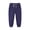 1pcs navy blue, variant on WIBACKER 2-7T Toddler Boys' Sweatpants 100% Cotton Solid Color Jogger with Pockets Elastic Waist Pants for Kids Girls School Sports