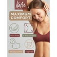 thumbnail image 4 of Kalon Women 4 Pack Racerback Sports Bra V Neck, 4 of 7