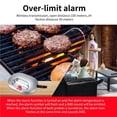 thumbnail image 3 of Termómetro Electrónico Medidor De Temperatura De Alimentos Multifunción Medidor Termómetro De Carne Para El Hogar Con Sonda De Acero Inoxidable Pantalla Lcd Para Barbacoa Horno Cocina Monstrate EL009664-00, 3 of 6