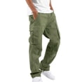 thumbnail image 2 of Men's Cargo Pants for Men - Durable Workwear Trousers with Robust Pockets and Relaxed Fit for Everyday Performance, 2 of 4