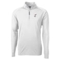 thumbnail image 2 of Men's Cutter & Buck  White Albuquerque Isotopes Adapt Eco Knit Stretch Recycled Quarter-Zip Pullover, 2 of 3