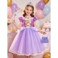 thumbnail image 3 of Hulaha Girls Sequins Princess Dress Kids Party Ballgown Dress up Costume Sets, 3 of 6