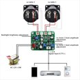 thumbnail image 2 of Medidor de Audio de VU, Placa Amplificadora Estéreo + 2 Uds., Medidor VU, 9-12V CC, Placa Amplificadora Estéreo, Indicador de, 2 of 5