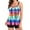 Multicolor-01, variant on Lopeceal Women's Tummy Control Tankini Swimsuit 2 Piece Bathing Suit Modest Floral Print Swim Top