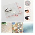 thumbnail image 5 of LEORX 12Pcs Strong Adhesive Hooks Plated Silver with Easy Installation and Home Wall Hooks, 5 of 7