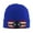 Blue, variant on Retro Puerto-Rico-Flag Winter Beanie Hats for Men Women Warm Cozy Knitted Cuffed Skull Cap Black