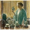 thumbnail image 3 of Childe Hassam 12x12 Black Modern Framed Museum Art Print Titled - Strawberry Tea Set (1912), 3 of 5
