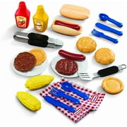 Angle View: Little Tikes Backyard Barbeque Grillin' Goodies