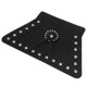 thumbnail image 1 of Homoyoyo Mud Flap Negro Para Motocicleta Con Y Toque Decorativo De Remaches, 1 of 8
