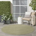 thumbnail image 5 of Nourison Essentials Indoor/Outdoor Green Gold 8' x Round Area Rug (8 Round), 5 of 9