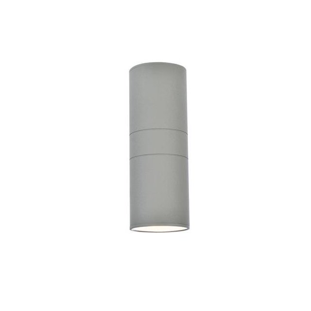 Living District LDOD4040S Lampe Murale Extérieure Raine 4.25 Po, Argent