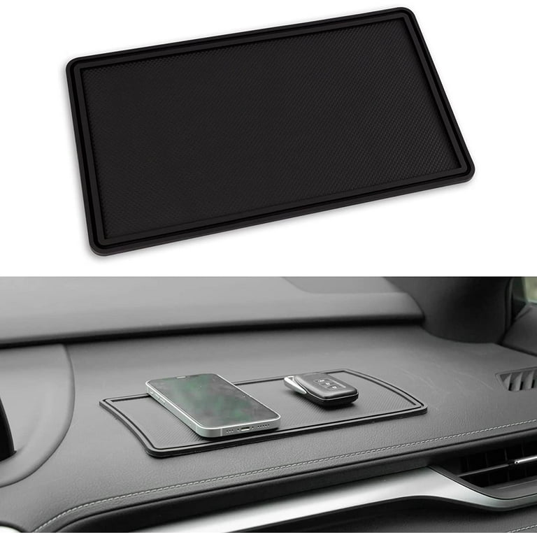 Universal Non-Slip Car Magic Dashboard Sticky Adhesive Mat, Car Dashboard  Anti-Slip Rubber Pad, Car Interior Accessories, Non-Slip Mounting Pad 11.7  x 5.8'' inch 