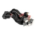 thumbnail image 4 of Keenso Wiring Harness ABS Car LED Headlight Light Wiring Harness Boost Lighting With, 4 of 8