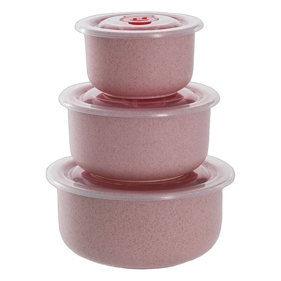 ACDANC 2026 New Mixing Bowls with Lids,Plastic Nesting Bowls Set,Storage Bowls,Microwave Safe for Meal Prep,Snack Storage,Salad Mixing,3 Bowls 3 Lids