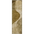 thumbnail image 2 of Addison Rugs Mayfield Washable Transitional Art Deco Brown Runner Rug, 2'3" x 7'6", 2 of 5