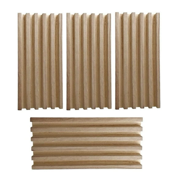 Domino Racks Premium Domino Wooden Trays Holders for Chicken Foot Mexican Train and Domino Games 4PCS/Set