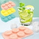 thumbnail image 1 of Bandeja de cubitos de hielo de limón | Molde de silicona de 6 cavidades | Diseño antiadherente flexible | Herramienta de cocina de fácil liberación para chocolate, dulces, bocadillos, galletas, 1 of 7