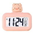 thumbnail image 3 of Reloj Despertador Electrónico Con Pantalla LED Digital De Dibujos Animados Lindo Con Calendario, Pantalla De Temperatura Para Habitación De Niños, 3 of 8