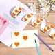 thumbnail image 2 of Pegatinas en blanco Rollo autoadhesivo Pegatinas en forma de corazón 500 Etiquetas/rollo Pegatina adhesiva, 2 of 6