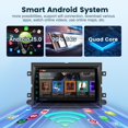 thumbnail image 4 of Radio de coche Podofo de 2 GB+64 GB con Carplay inalámbrico Android Auto, 4 of 8