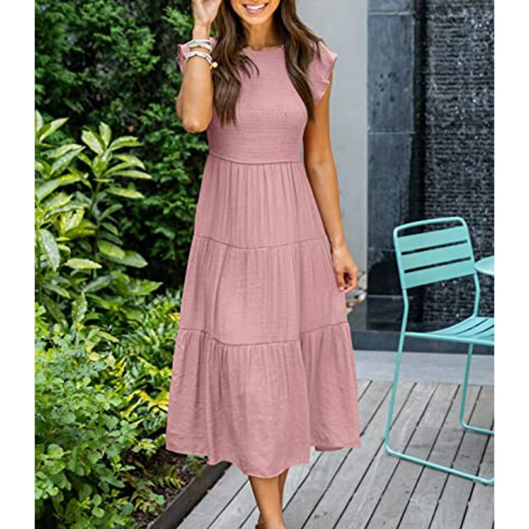 Women's a line midi dress sale