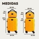 thumbnail image 5 of Set de 4 Maletas de Viaje Rígidas 20 y 18 Pulgadas con 2 Neceseres de 11 Pulgadas Equipaje Ligero con Ruedas 360 y Candado TSA Seraphiel, 5 of 7