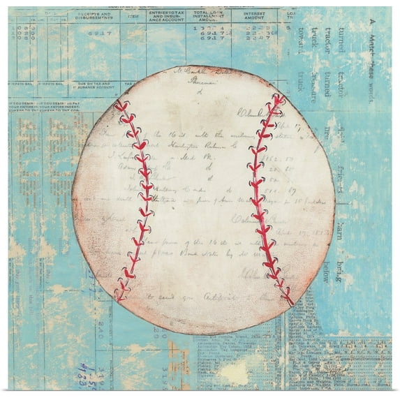 Great BIG Canvas | "Play Ball I" Art Print - 20x20