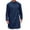 Dark Blue, variant on YLSDY Fashion Mens Kaftan Thobe Robe Long Sleeve Cotton Henley Shirt Casual Muslim Gown Salwar Kurta Fall Fashion Long Shirts Army Green S
