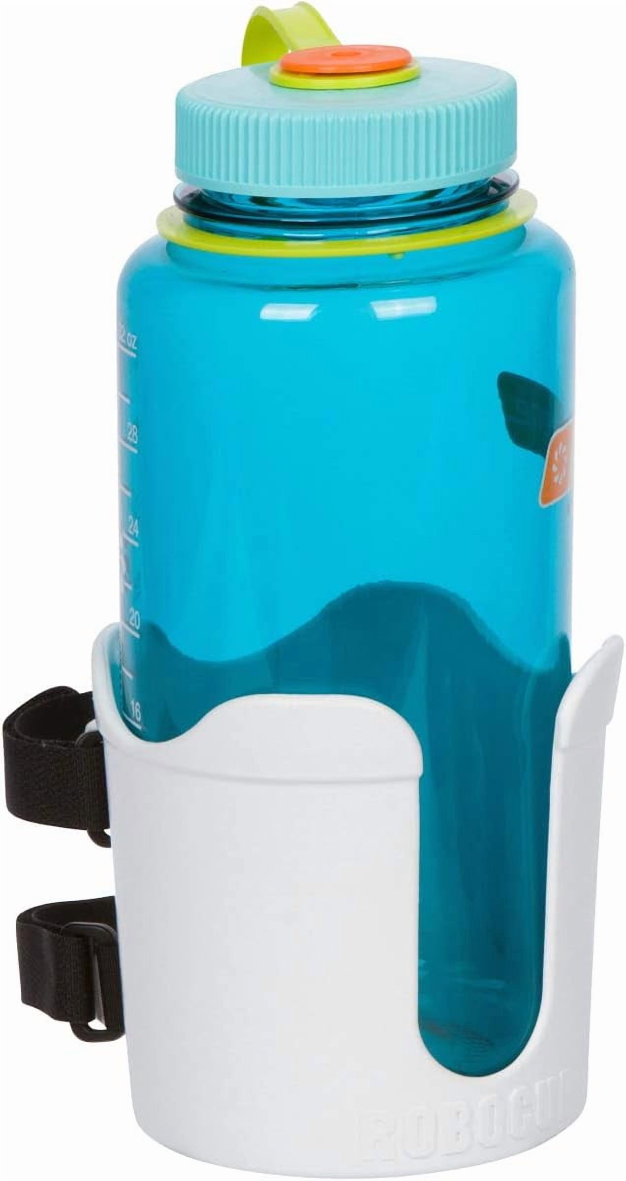 ROBOCUP White Ultimate Bundle Portable Clamp-On Cup Holder Set with Plate, Plus & Holster Accessories for Boats