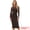 Coffee, variant on Mesh Ruch Elegant Cocktail Bodycon Dress M Black