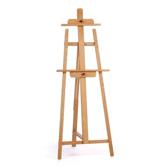 American Easel Chevalet Colossal en Chêne Finition Dorée