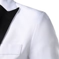 thumbnail image 5 of Traje de hombre para primavera y otoño, traje pequeño de negocios, abrigo occidental individual, traje joven ajustado de talla grande, 5 of 5