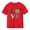 Red, variant on St. Patrick's Day Shirt for Girls Kids Shamrock Graphic T-Shirt Cotton Short Sleeve Love Print Top,Size 4 T