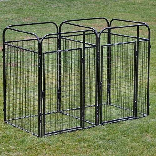 X2 K9 Kennel Store Multiple 4' X 6' Dog Kennel-Run Full Stalls