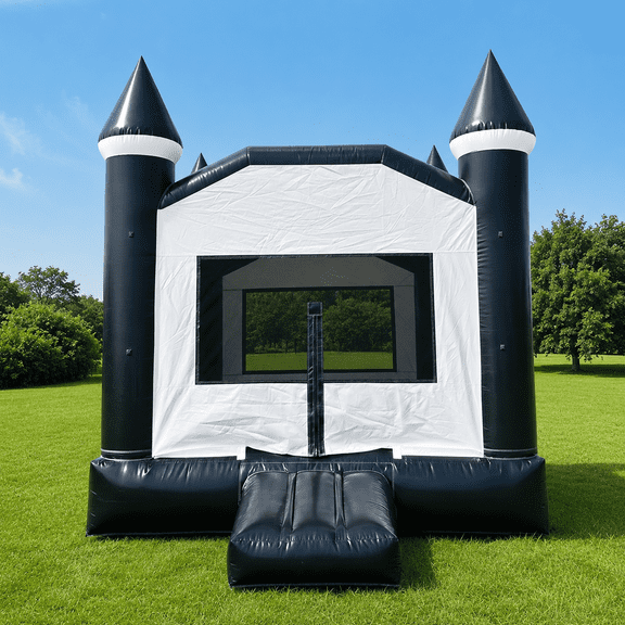 13' L x 10' W x 11' H Commercial-Grade Castle Bounce House with Blower for Kids & Adults