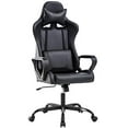 thumbnail image 1 of BestOffice Office Chair Ergonomic Racing Style, Lumbar Support Adjustable Stool Swivel Rolling for Women, Man, Black, 1 of 7