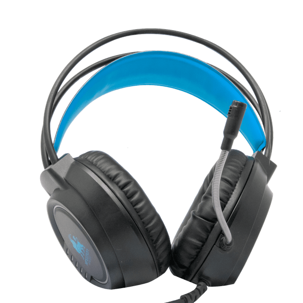 Audífonos GAMER NECNON NBHG-KIMERA Headphones 3.5m VC azul Unitalla
