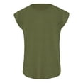 thumbnail image 3 of Doomiva Men's Sleeveless Muscle Shirts Workout Athletic Tank Tops Cap Sleeve Solid Casual T-Shirt Army Green M, 3 of 7