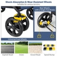 thumbnail image 6 of Petsite 4-Wheel Folding Pet Stroller with Breathable Mesh for Small & Medium Pets Blue, 6 of 10