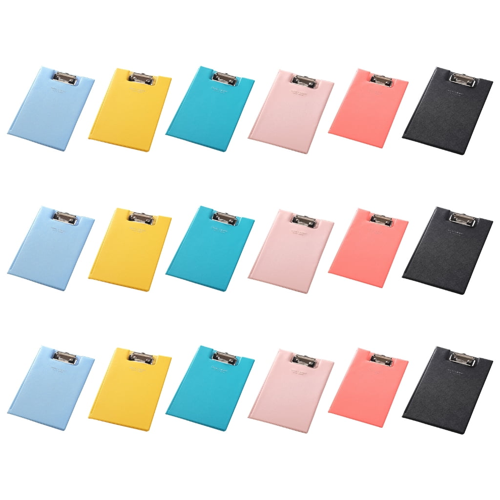 Foldable Clipboard with Clear Internal Pocket for Office Meeting and Conference