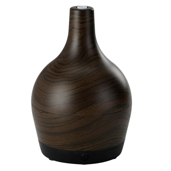 Better Homes & Gardens 180mL Diffuser Wood Spout Ultrasonic Diffuser,  Brown