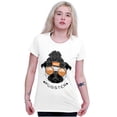 thumbnail image 3 of Pugster Hipster Dog Glasses Beanie Womens Slim Fit Graphic Tee Brisco Brands S, 3 of 5