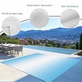 thumbnail image 3 of Outdoor Rug 3x5 ft White Blue Outdoor Large Area Rug Non Slip Rubber Gradient Color Front Door Mat RV Rug Camping Carpet Patio Outdoor Rugs for Backyard Balcony Deck Porch Indoor, 3 of 9