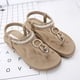 thumbnail image 4 of Sandalias planas bohemias para mujer Sandalias de tiras elásticas antideslizantes para primavera verano, 4 of 7