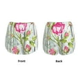 thumbnail image 5 of Lsque Vintage Wood Background with Floral Printed Women's Running Shorts with Liner Pockets,Elastic Quick Dry Workout Athletic Gym Yoga Shorts,Womens High Waist Shorts-Large, 5 of 9