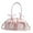 Pink, variant on FVDPWYE Women Crossbody Shoulder Bag Elegant Solid Color Zipper Closure Tote Ita Bag Silver
