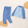 thumbnail image 5 of TOWED22 Toddler Baby Girl Fall Winter Outfit Cute Print Graphic Sweatshirt Pants Set Cute Clothes Size:5-6 Y,Color:Blue, 5 of 9