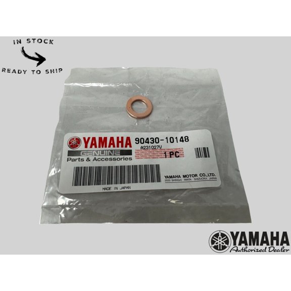 Yamaha Genuine OEM Authentic Gasket 90430-10148-00