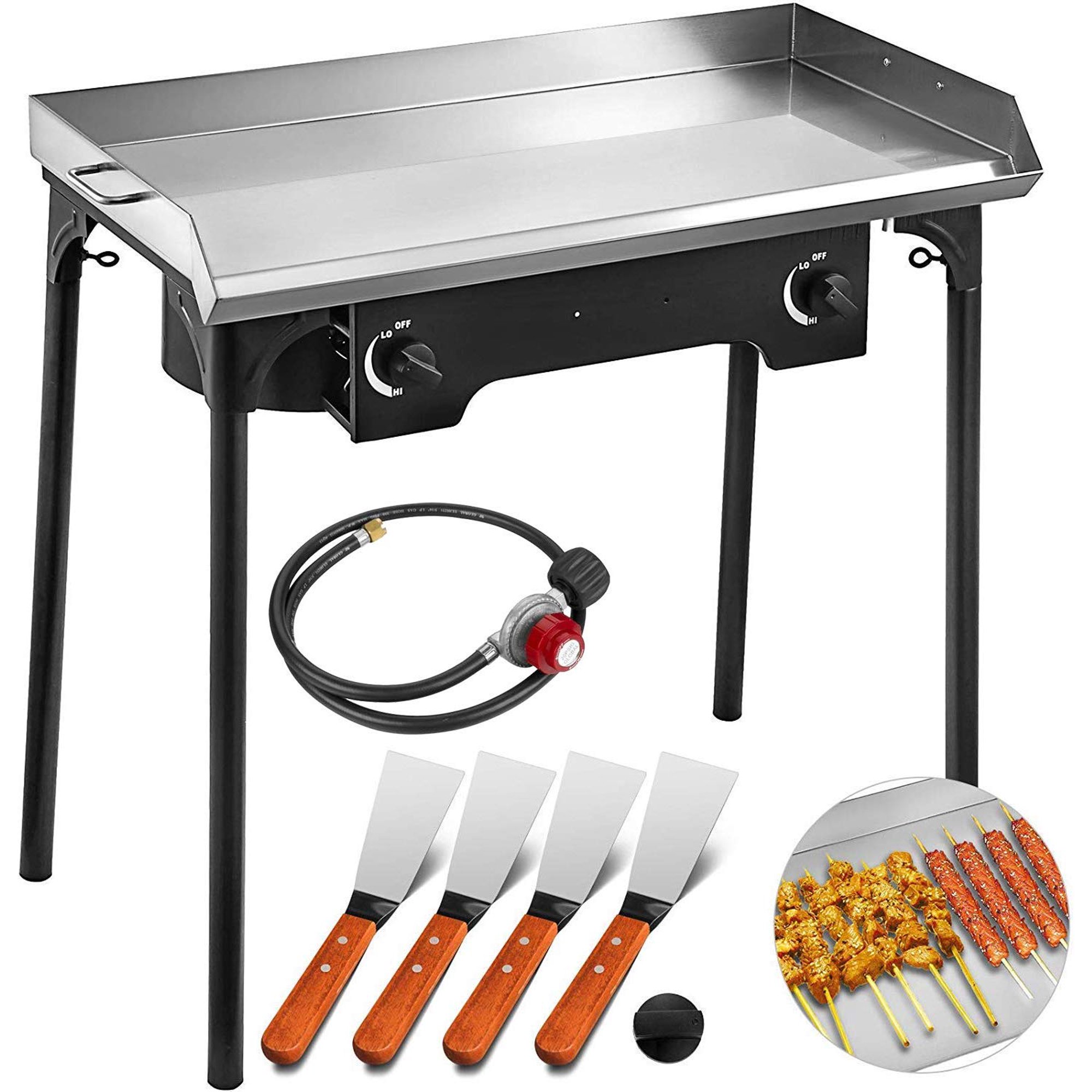 flat top propane stove
