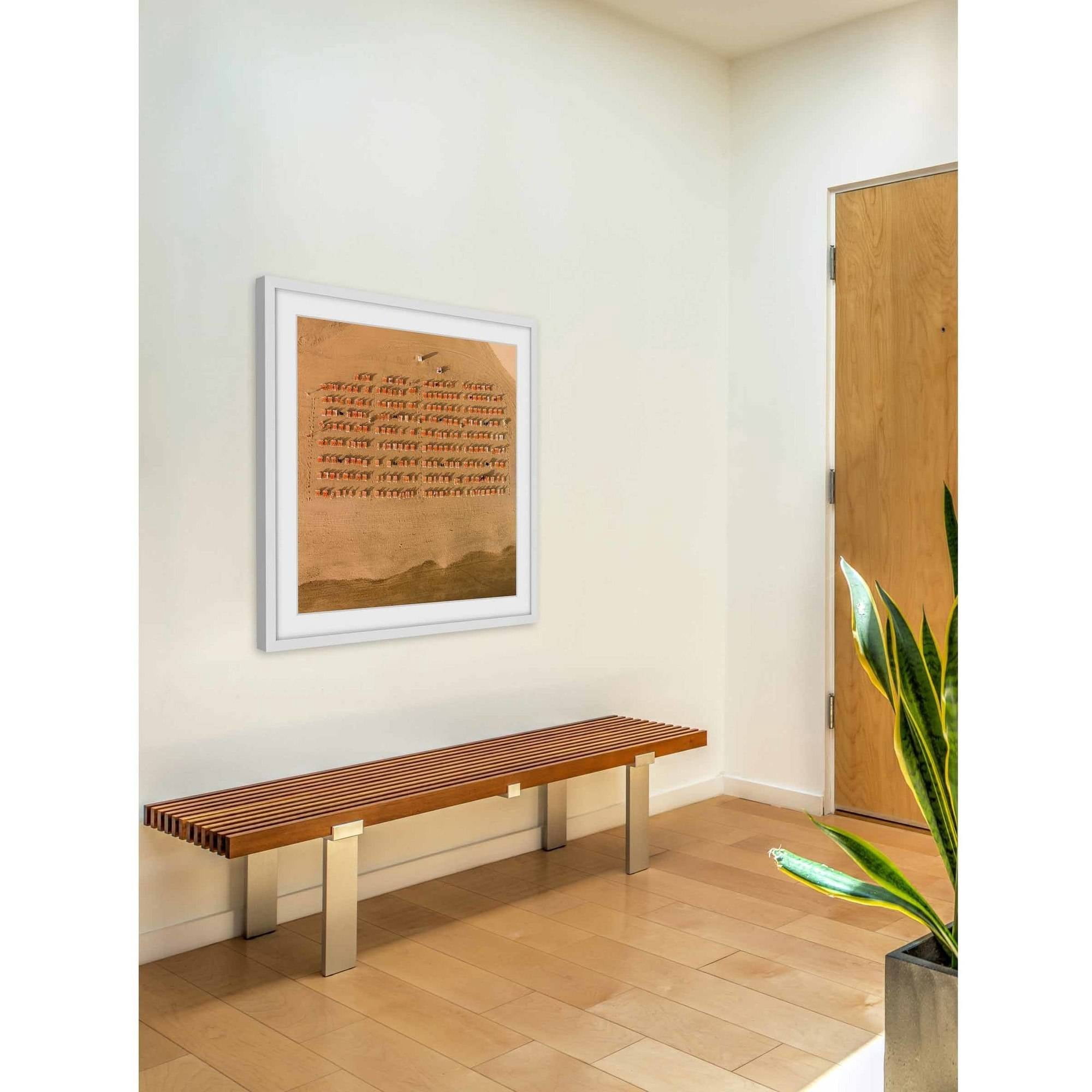 "Waiting for People" Framed Painting Print
